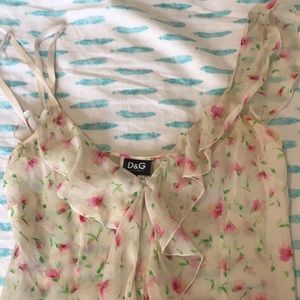 Dolce & Gabbana silk floral top